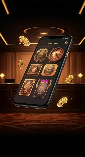 Een overzicht van het uitgebreide spelaanbod in het Kokobet Casino met diverse slots en live tafels in levendige kleuren.